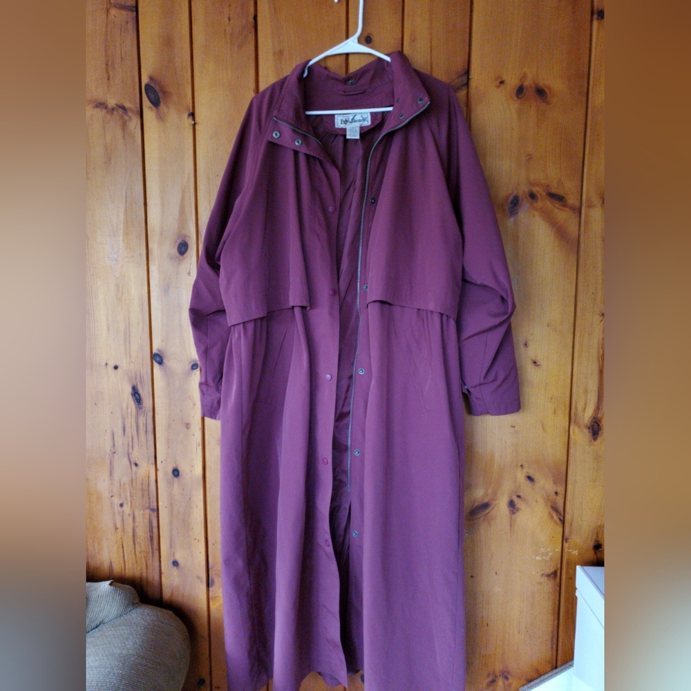 Purple LL Bean Raincoat